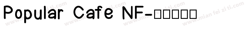 Popular Cafe NF字体转换